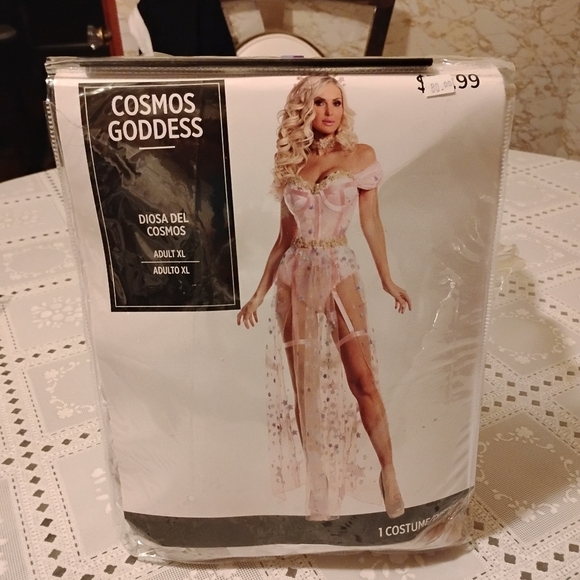🆕 Women's Cosmos Goddess Costume, XL, New - Picture 7 of 12